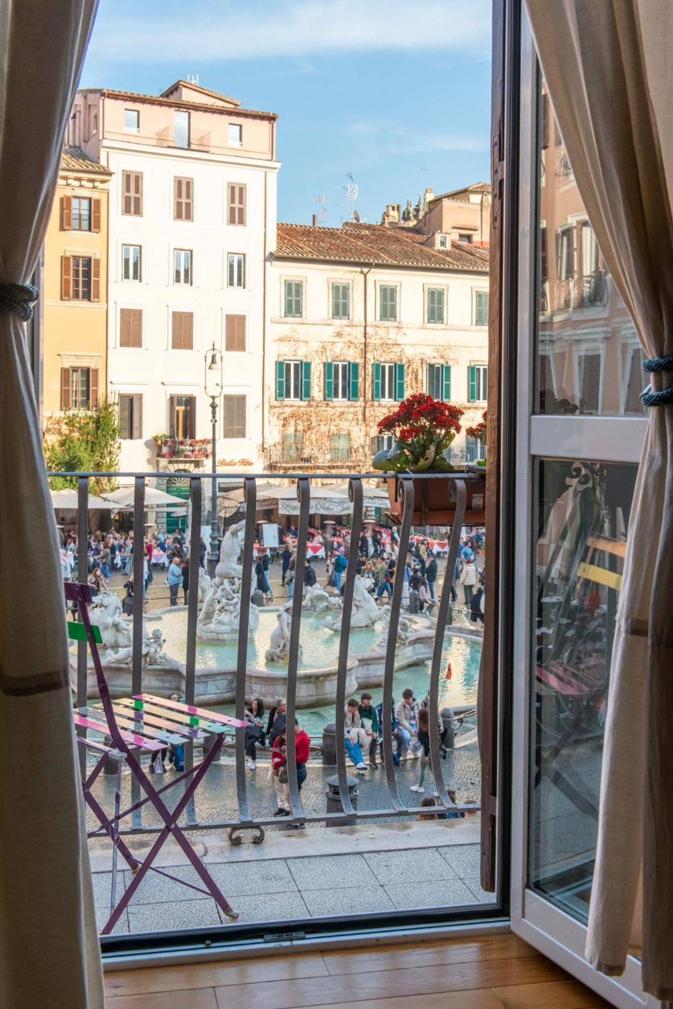 Navona Charming Balcony Leilighet Roma Eksteriør bilde
